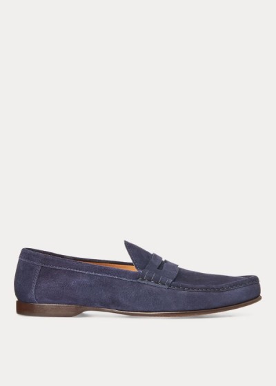 Men's Ralph Lauren Chalmers Suede Penny Loafers | 923780WNY